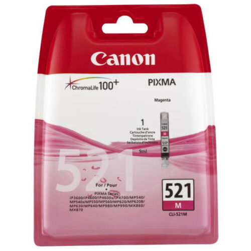Original Canon CLI-521 M / 2935B001 / 2935B008 Tinte magenta