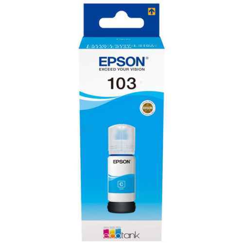 Original Epson 103 / T00S2 / C13T00S24A Tintenflasche cyan