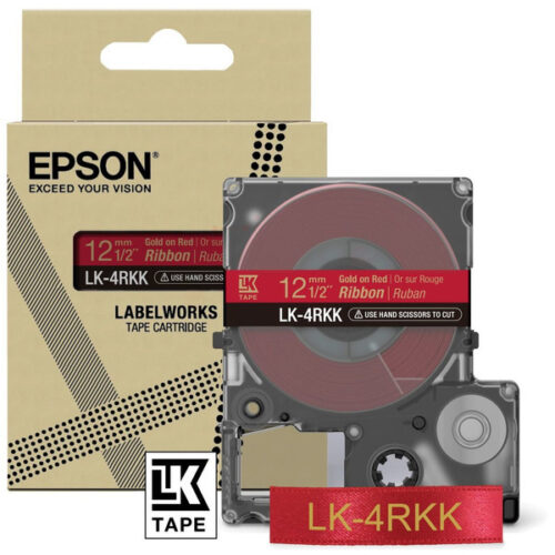 Epson LK-4RKK / C53S654033 Etiketten rot, gold