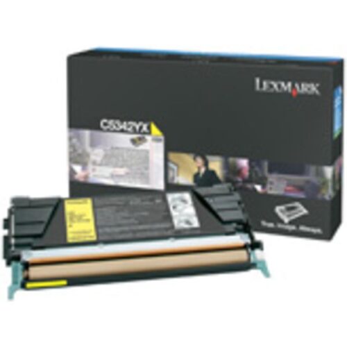 Original Lexmark C534X3YG / 0C534X3YG Toner gelb