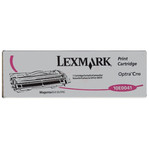 Original Lexmark 10E0041 Toner magenta