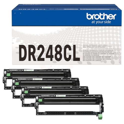Original Brother DR-248CL Trommel schwarz, cyan, magenta, gelb