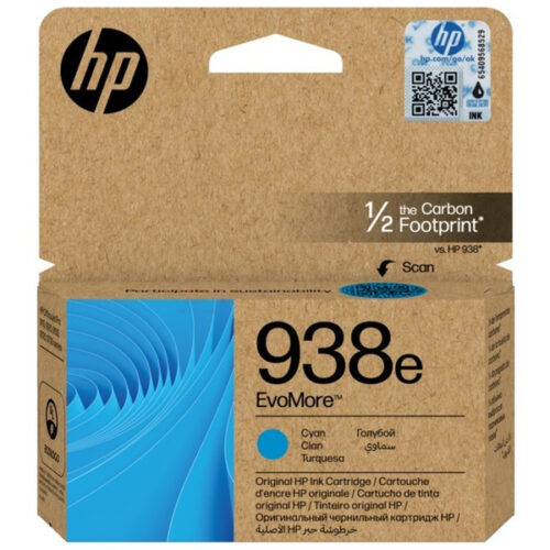 HP 938e / 4S6X9PE Tinte cyan