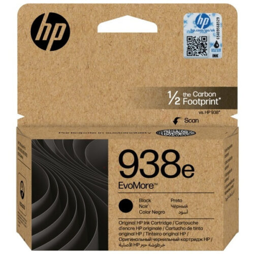 HP 938e / 4S6Y2PE Tinte schwarz