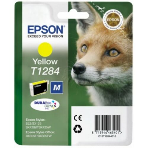 Original Epson T1284 / C13T12844012 / C13T12844022 Tinte gelb