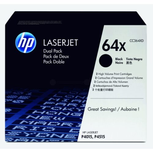 Original HP 64XD / CC364XD Toner Doppelpack schwarz (2 Stück)