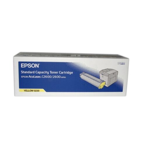 Original Epson 0230 / S050230 / C13S050230 Toner gelb