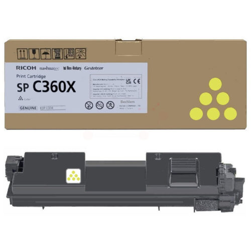 Original Ricoh SPC360X / 408253 Toner gelb