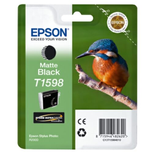 Original Epson T1598 / C13T15984010 Tinte matt schwarz