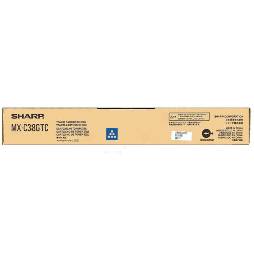 Original Sharp MXC-38GTC Toner cyan
