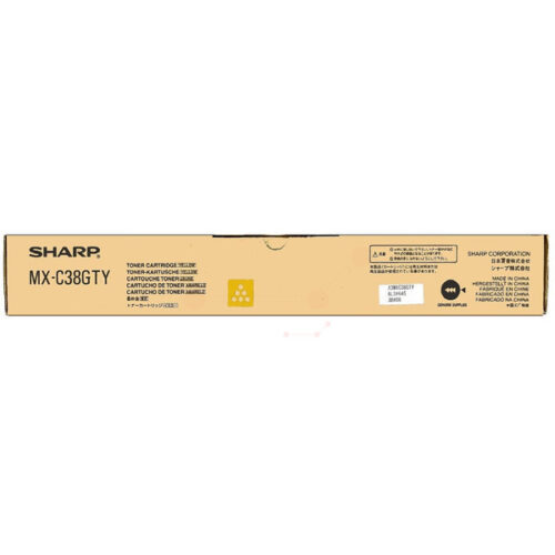 Original Sharp MXC-38GTY Toner gelb