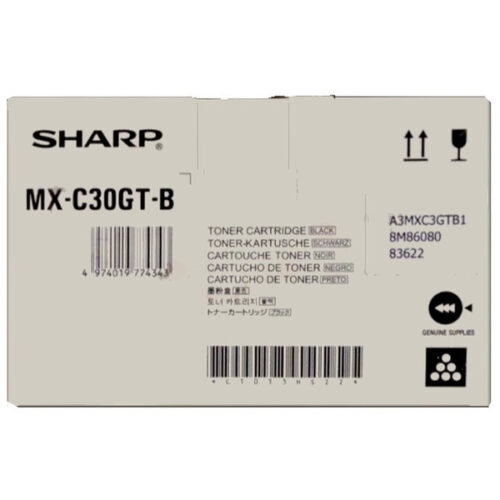 Original Sharp MXC-30GTB Toner schwarz