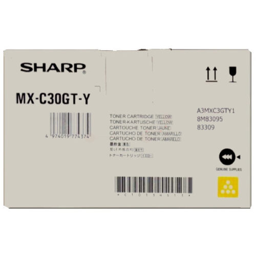 Original Sharp MXC-30GTY Toner gelb
