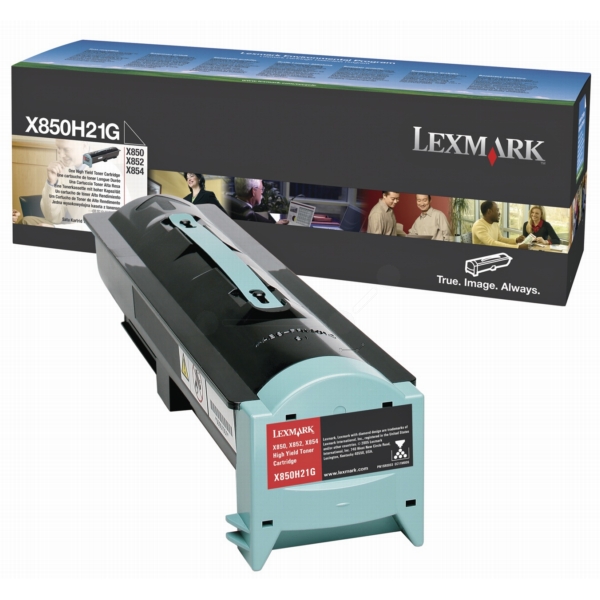 Original Lexmark X850H21G / 0X850H21G Toner schwarz