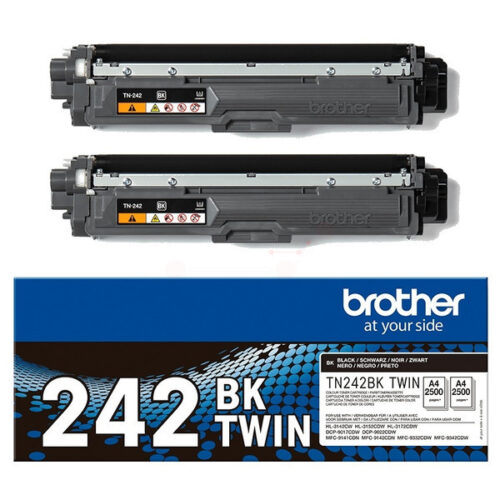 Original Brother TN-242BK TWIN Toner Doppelpack schwarz (2 Stück)