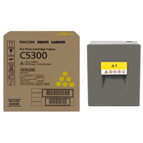 Original Ricoh 828598 / 828602 Toner gelb