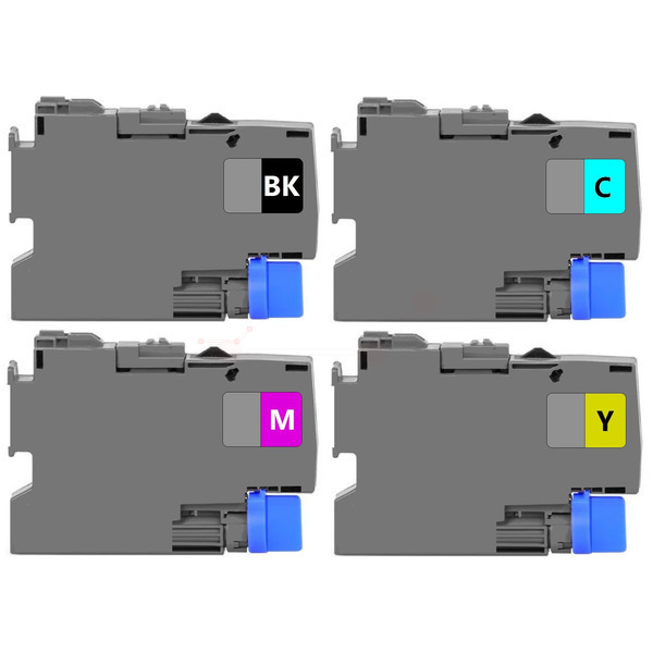 Alternativ XL Tinte Multipack kompatibel zu Brother LC-3237 / LC-3239 schwarz, cyan, magenta, gelb (4 Stück)
