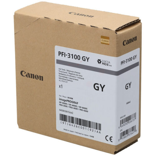 Original Canon PFI-3100GY / 6426C001 Tinte grau
