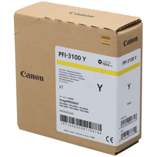 Original Canon PFI-3100Y / 6425C001 Tinte gelb