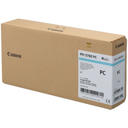 Original Canon PFI-3700PC / 6451C001 Tinte photo cyan