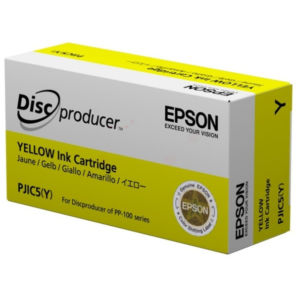 Original Epson PJIC5 / C13S020451 / PJIC7(Y) / C13S020692 Tinte gelb
