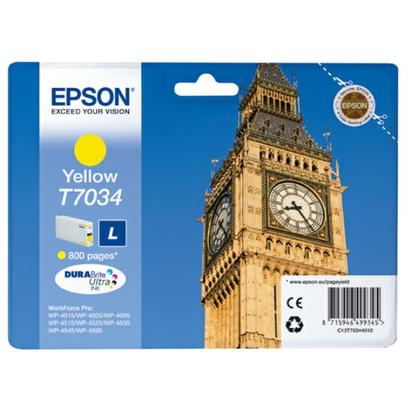 Original Epson T7034 / C13T70344010 Tinte gelb