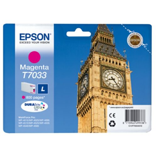 Original Epson T7033 / C13T70334010 Tinte magenta