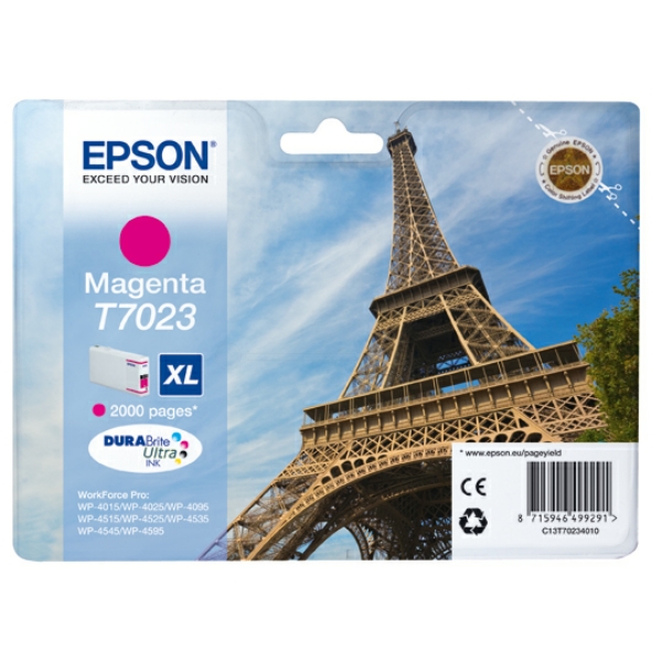 Original Epson T7023 / C13T70234010 Tinte magenta