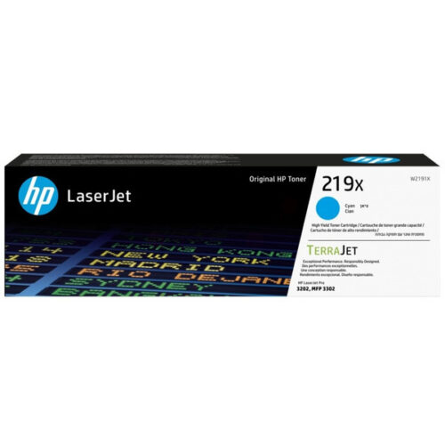 Original HP 219X / W2191X Toner cyan