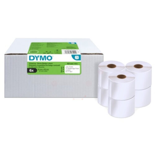 Original Dymo 2093092 Etiketten weiß (54 x 101mm, 6 x 220 Stück)