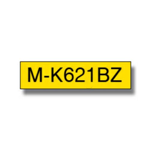 Original Brother MK-621BZ Schriftband schwarz auf gelb (12mm x 8m)