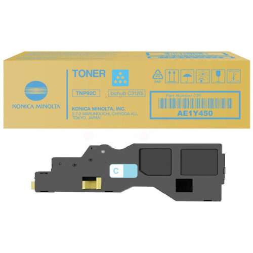 Original Konica Minolta TNP-92C / AE1Y450 Toner cyan