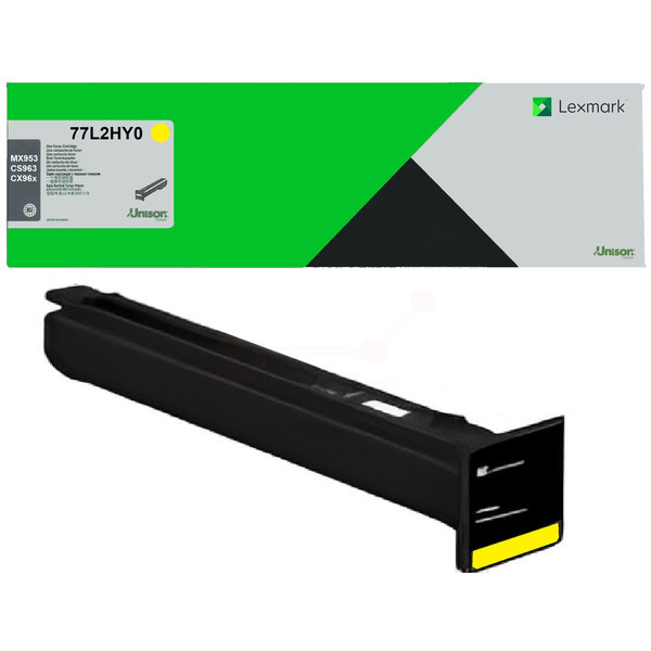 Original Lexmark 77L2HY0 / 77L0H40 Toner gelb