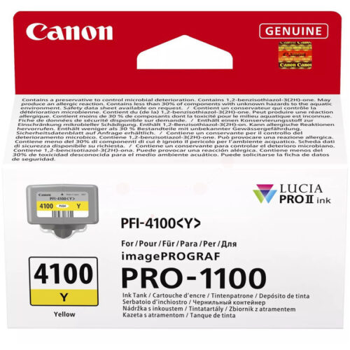 Original Canon PFI-4100Y / 6780C001 Tinte gelb