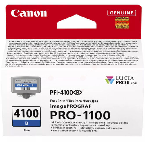 Original Canon PFI-4100B / 6786C001 Tinte blau