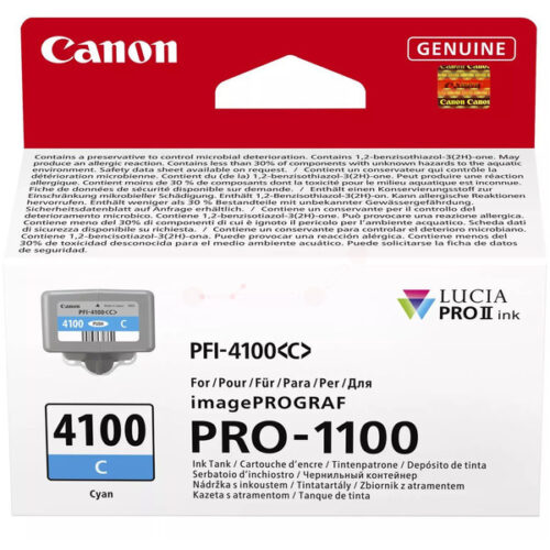 Original Canon PFI-4100C / 6778C001 Tinte cyan