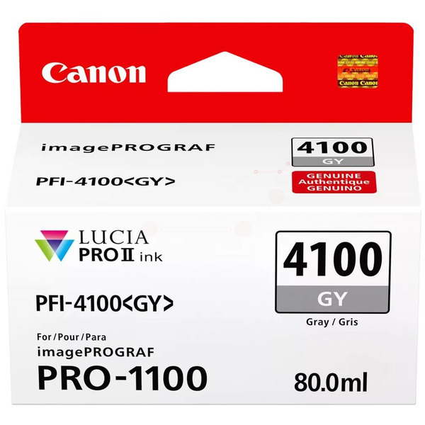 Original Canon PFI-4100GY / 6783C001 Tinte grau