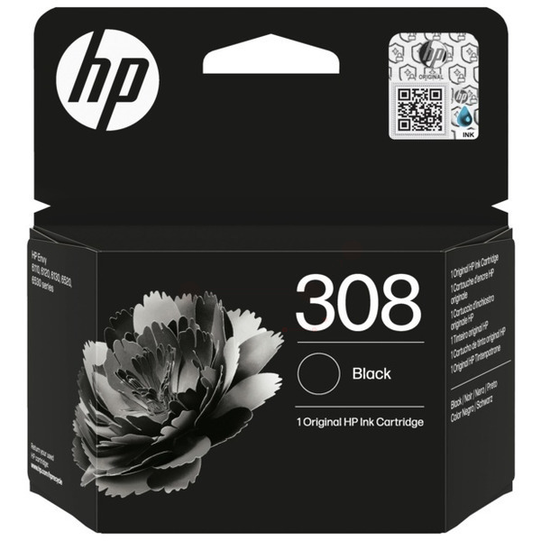 Original HP 308 / 7FP21UE Tinte schwarz