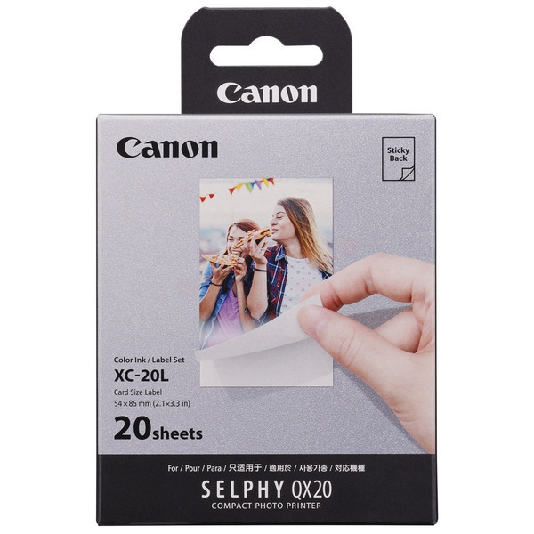 Original Canon XC-20L / 6755C002 Farbpatrone & Fotopapier color