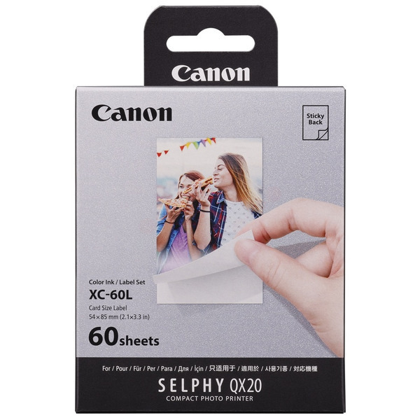 Original Canon XC-60L / 6756C001 Farbpatrone & Fotopapier color