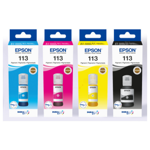 Original Epson 113 / T06B6 / C13T06B640 Tinte Multipack schwarz, cyan, magenta, gelb (4 Stück)