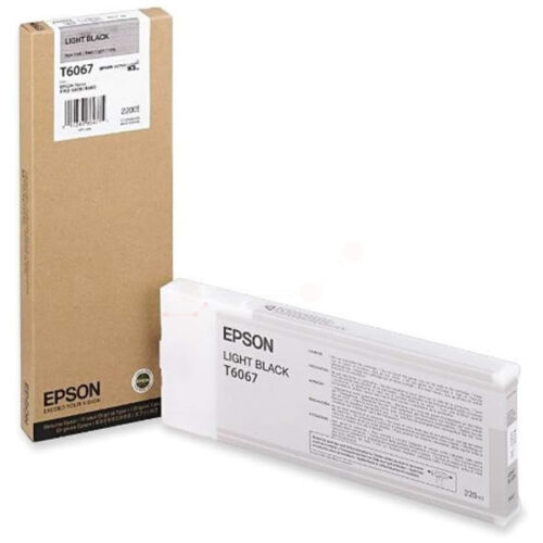 Original Epson T6067 / C13T606700 Tinte schwarz