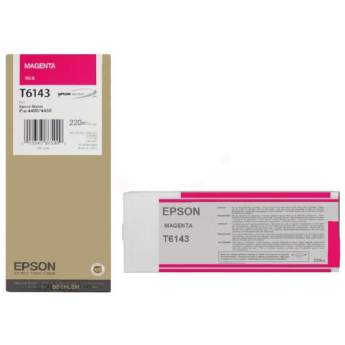 Original Epson T6143 / C13T614300 Tinte magenta