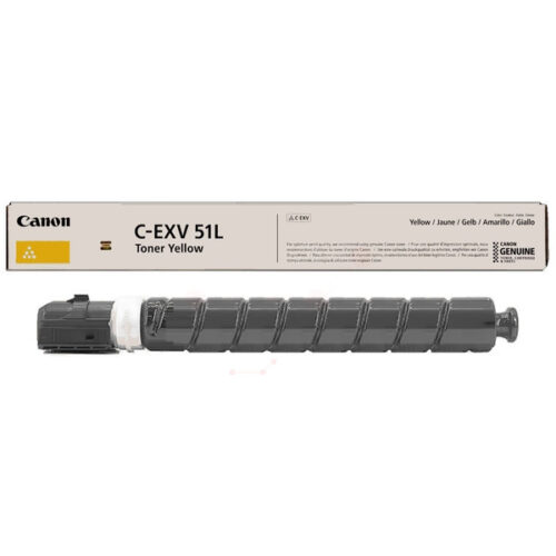 Original Canon C-EXV 51 L Y / 0487C002 Toner gelb