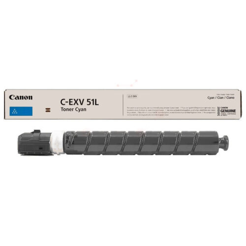 Original Canon C-EXV 51 L C / 0485C002 Toner cyan