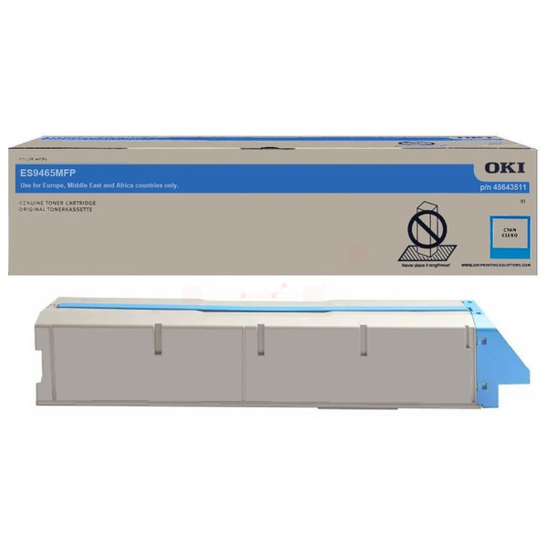 Original OKI 45643511 Toner cyan