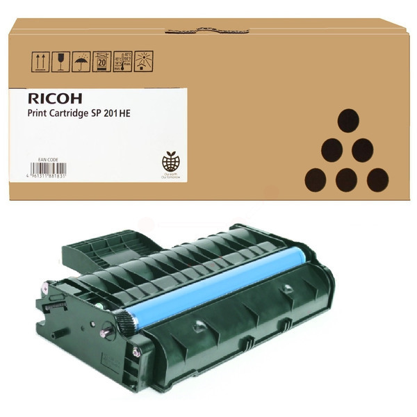 Original Ricoh TYPE SP 201 HE / 407254 Toner schwarz