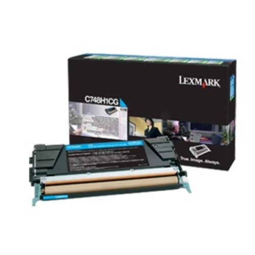 Original Lexmark C748H3CG / 0C748H3CG Toner cyan