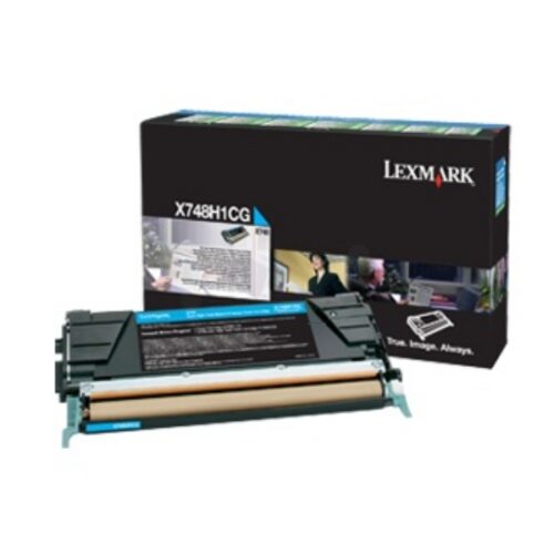 Original Lexmark X748H3CG / 0X748H3CG Toner cyan