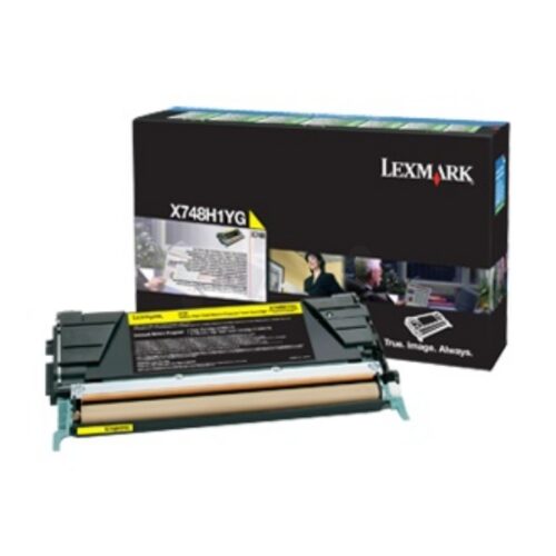 Original Lexmark X748H3YG / 0X748H3YG Toner gelb